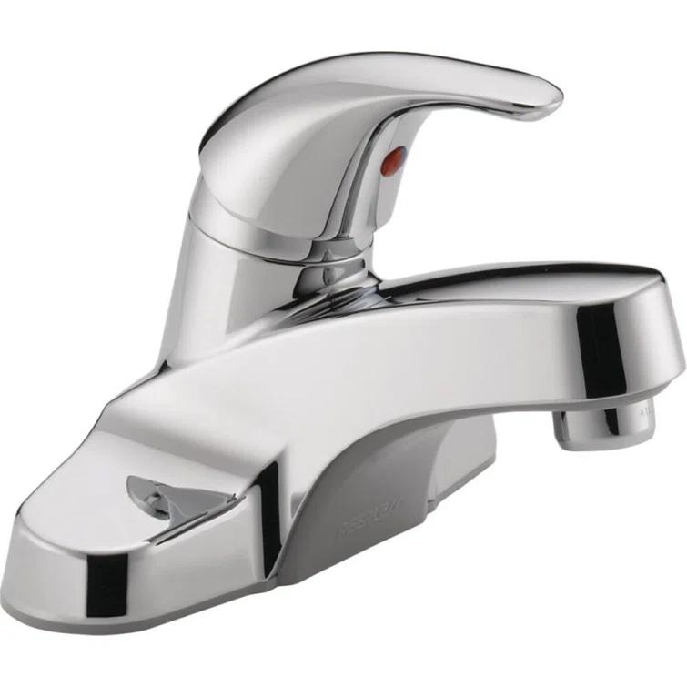 Core Centerset Bathroom Faucet with Drain Assembly, 2-handle Bathroom Sink Faucet