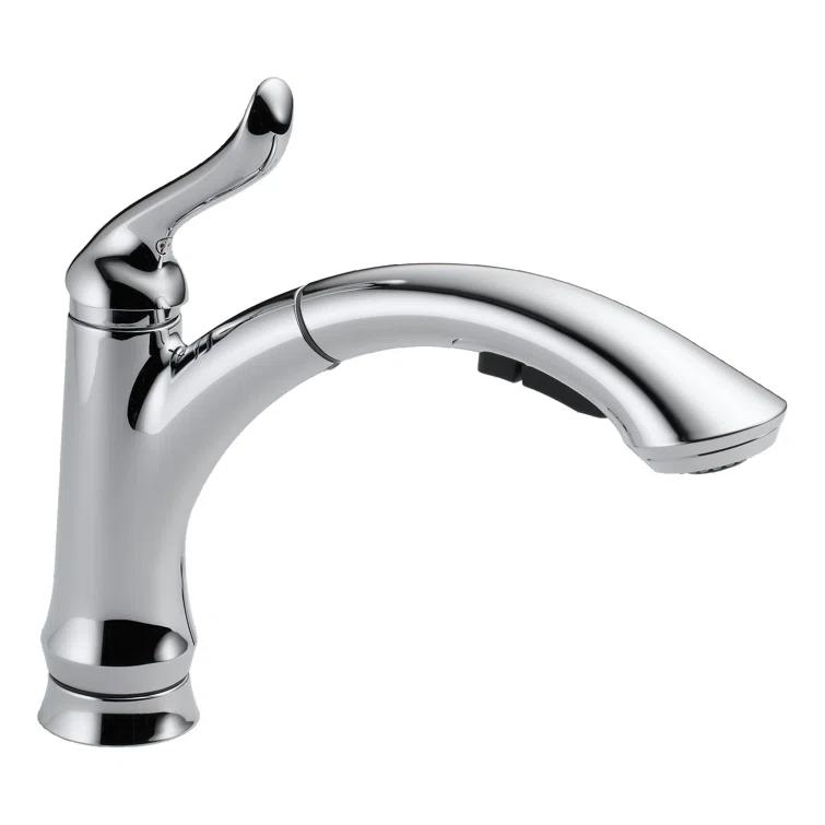 Linden Pull Out Sprayer Kitchen Sink Faucet, Single Handle Kitchen Faucet