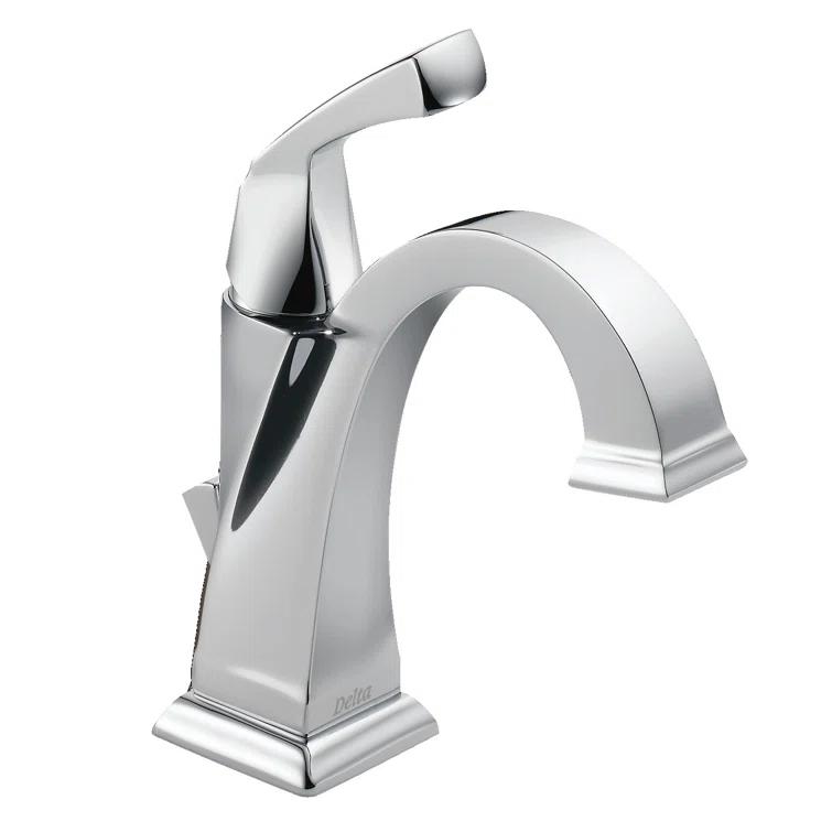 Dryden Single Hole Bathroom Faucet with Drain Assembly, Single Handle Bathroom Sink Faucet