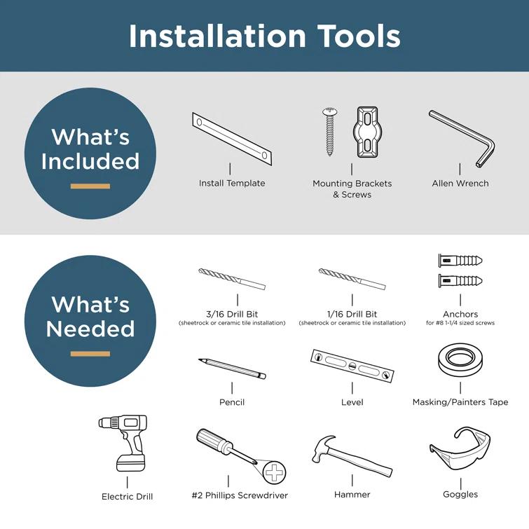 5 - Piece Bathroom Hardware Set