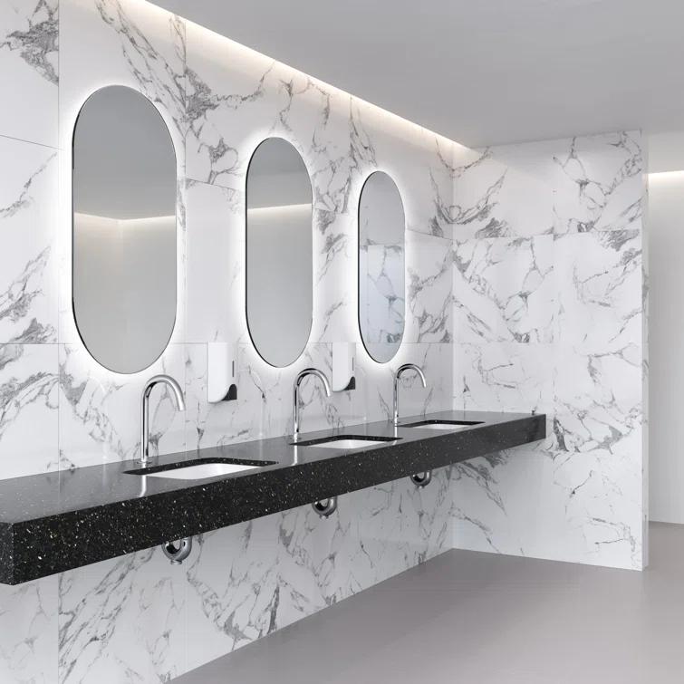 Proflo 14.5625'' White Vitreous China Rectangular Bathroom Sink