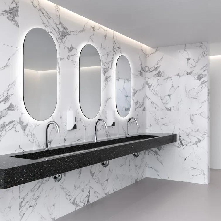 Proflo 14.5625'' White Vitreous China Rectangular Bathroom Sink
