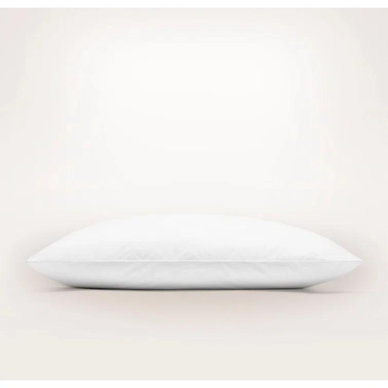 BOLL & BRANCH Down Alternative Pillow - Medium, Standard - Cooling Shell - Hypoallergenic Primaloft Luxury Down Alternative Fill - Superior Support