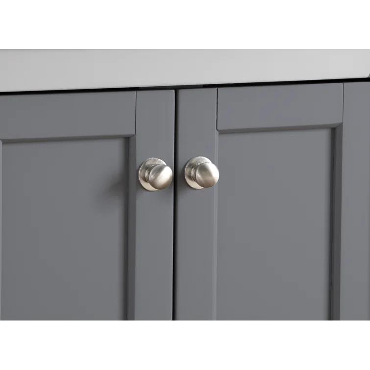 Manchester 24" Freestanding Single Sink Bathroom Vanity with Integrated Sink (Faucet Not Included)