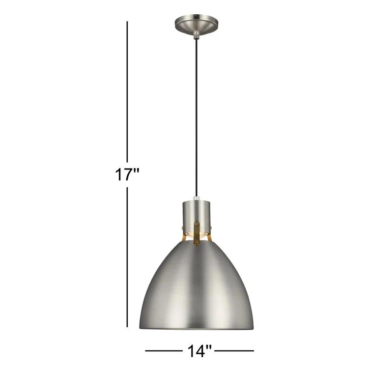 Uma Single Light Metal Dimmable LED Pendant