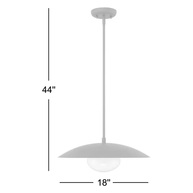 Shah Pendant Light - Black / 18" Dia