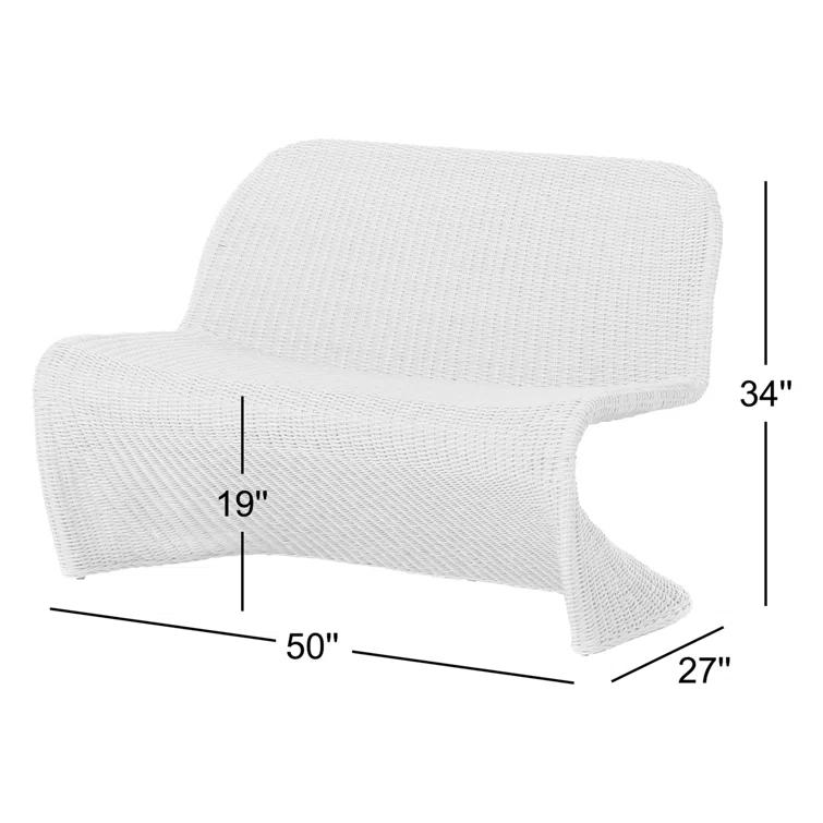 Manila Indoor / Outdoor Dining Bench - Natural