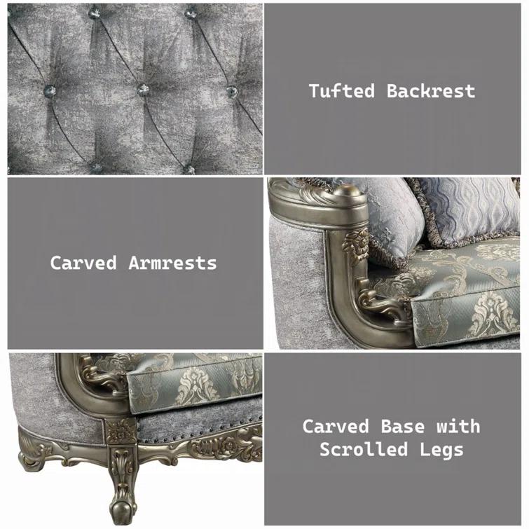 Miliani 73'' Upholstered Loveseat