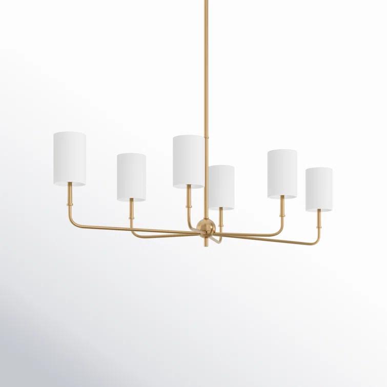 Legrand Linear Chandelier - Brass / 44"W