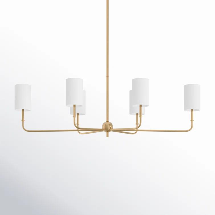 Legrand Linear Chandelier - Brass / 44"W