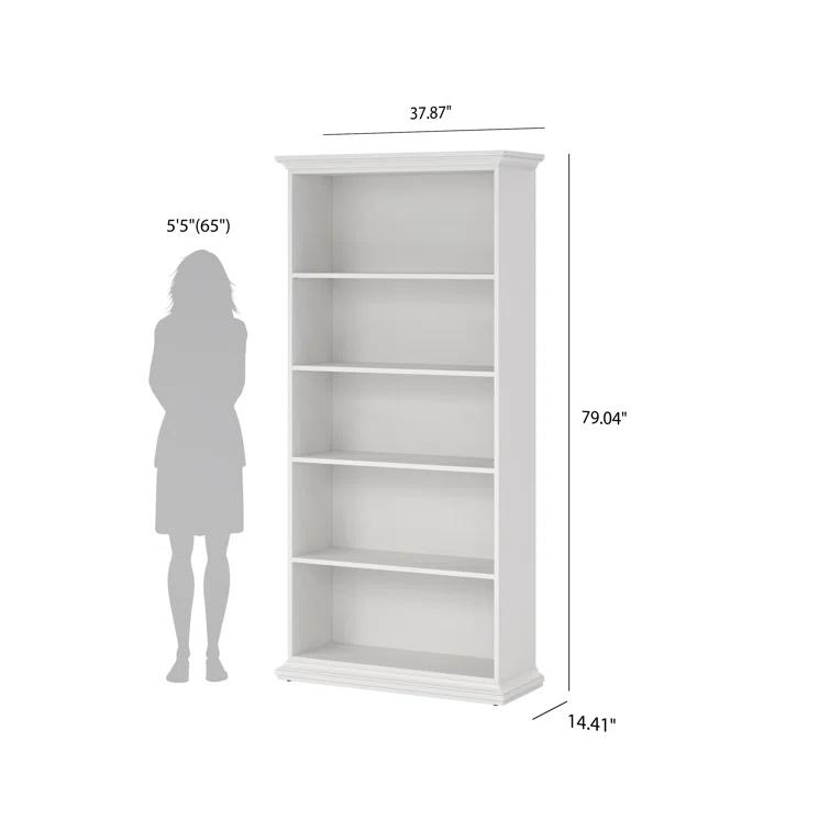 Vilnius Lou 79.04" H x 37.9" W Standard Bookcase