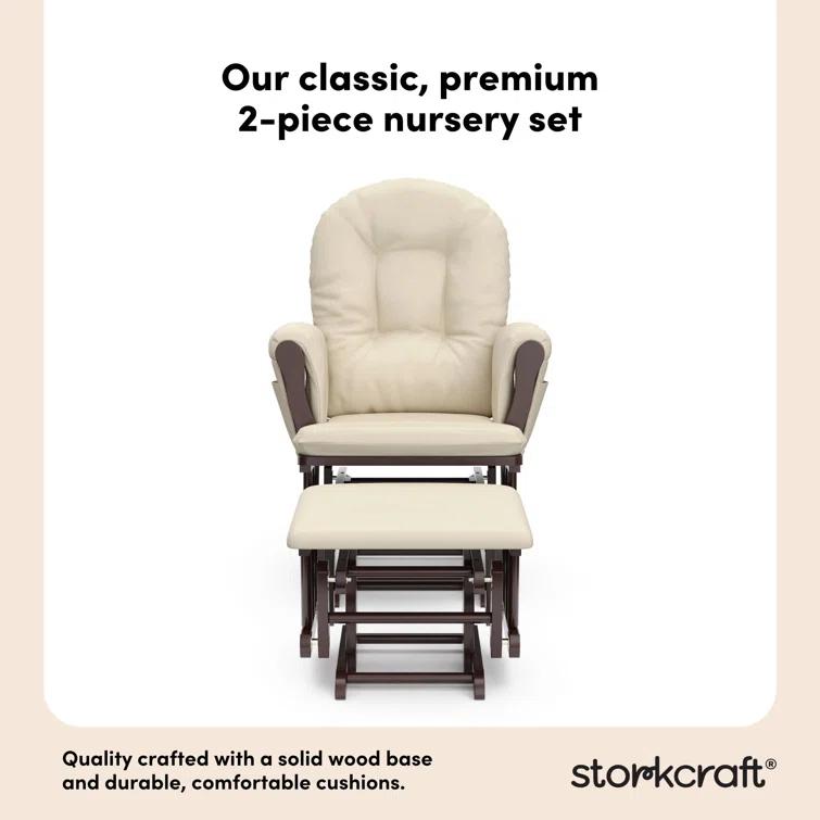 Hoop Glider with Ottoman
