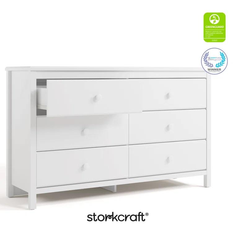Alpine 6 Drawer Double Dresser