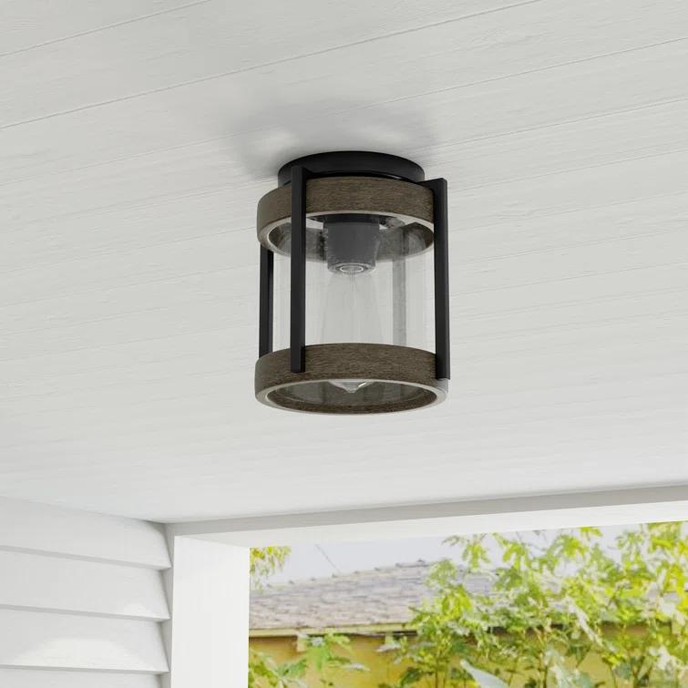 1 - Bulb Outdoor Flush Mount