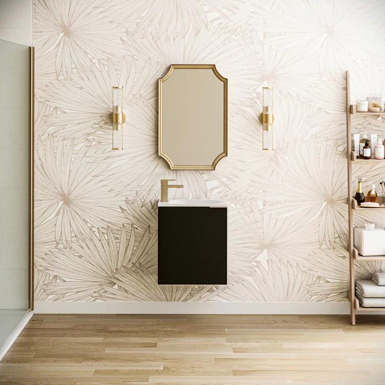 Valencia 20" Wall Mount Single Sink Bathroom Vanity with Top and Sink (Faucet Not Included)
