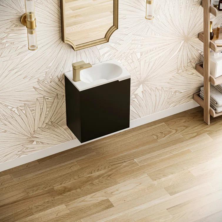Valencia 20" Wall Mount Single Sink Bathroom Vanity with Top and Sink (Faucet Not Included)