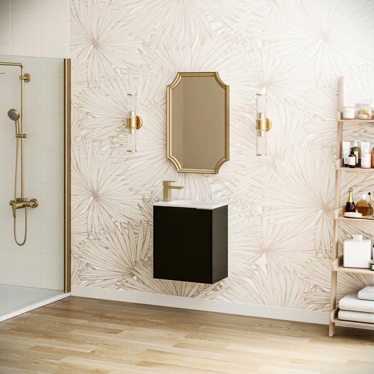 Valencia 20" Wall Mount Single Sink Bathroom Vanity with Top and Sink (Faucet Not Included)