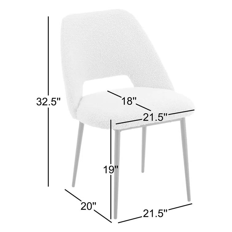 Valdez Boucle Dining Chair