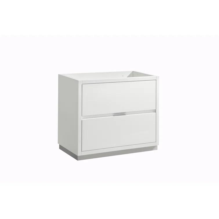 Valencia 36" Freestanding Single Modern Bathroom Cabinet - Cabinet Only (Top and Sink Not Included)