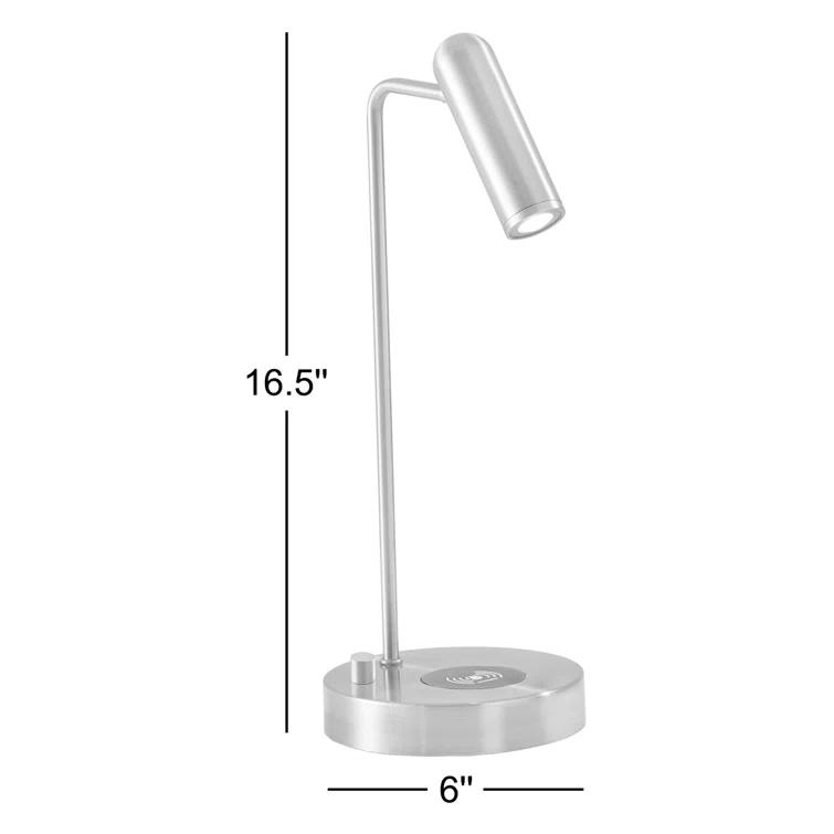 Avon 17" Desk Lamp With USB And Wireless Charging