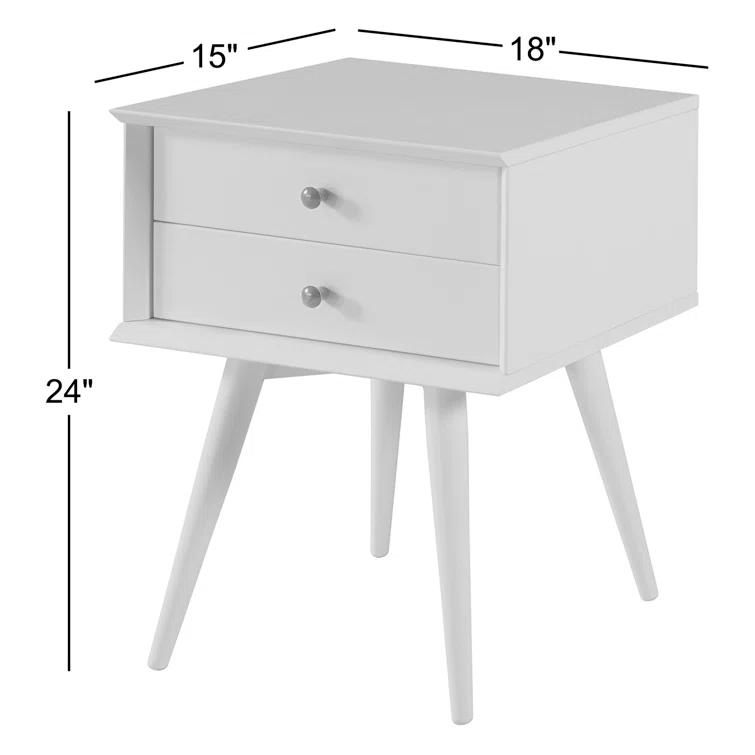 Ashlie 18'' W Solid Wood Nightstand