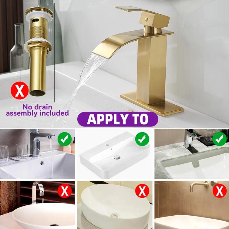 Single-Hole Single-handle Bathroom Faucet