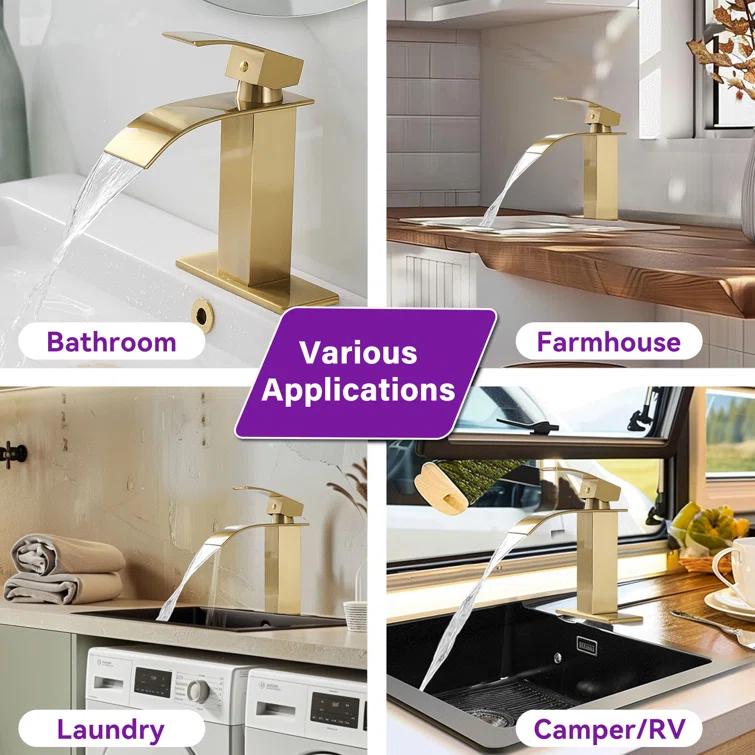 Single-Hole Single-handle Bathroom Faucet