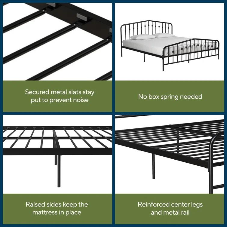 Bushwick Metal Platform Bed