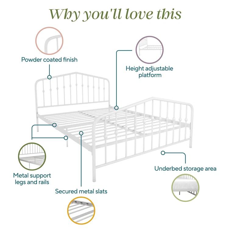 Bushwick Metal Platform Bed