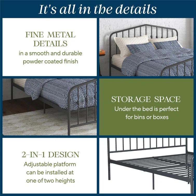 Bushwick Metal Platform Bed