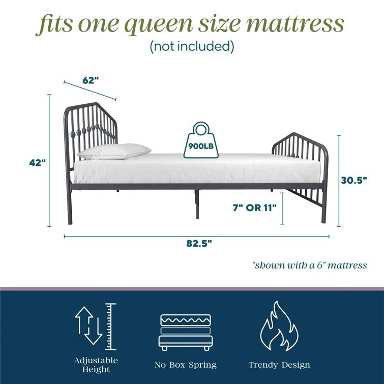 Bushwick Metal Platform Bed