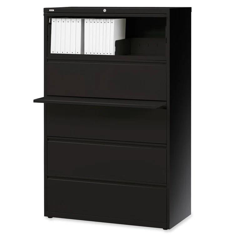 Fortress 42'' Wide 5 -Drawer Steel File Cabinet