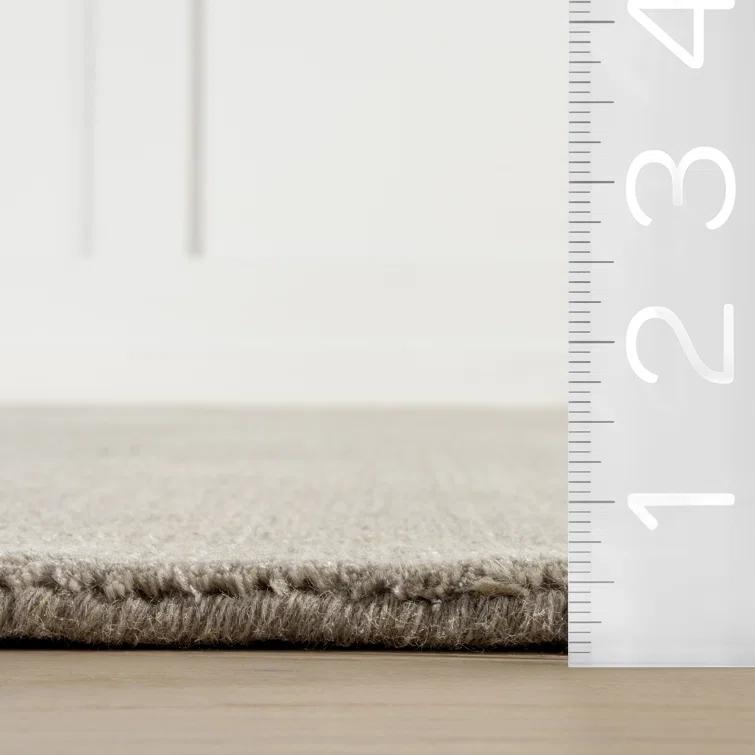 Lahjar Speckled Wool Blend Area Rug