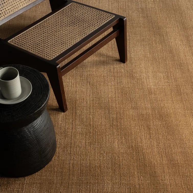 Lahjar Speckled Wool-Blend Area Rug