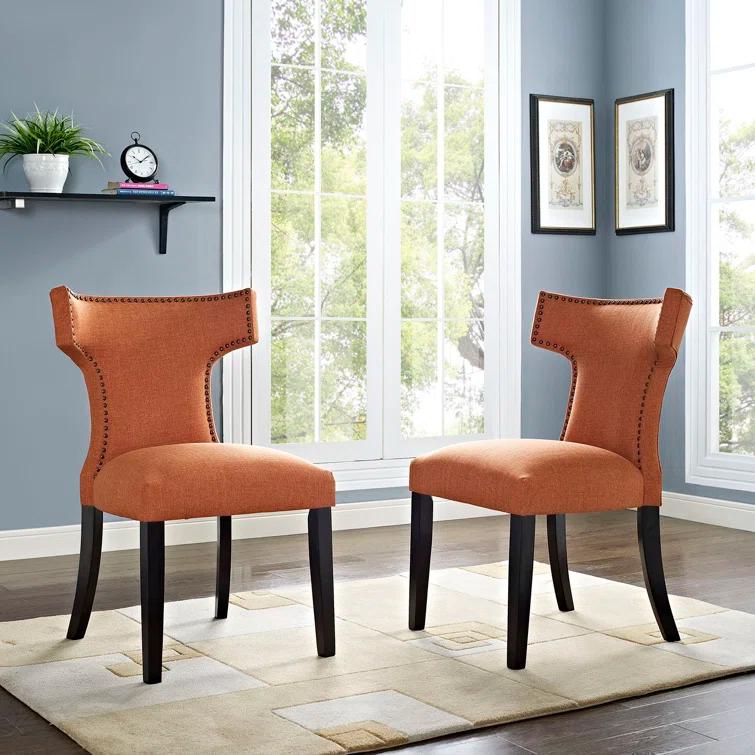 Modway Curve Fabric Dining Chair