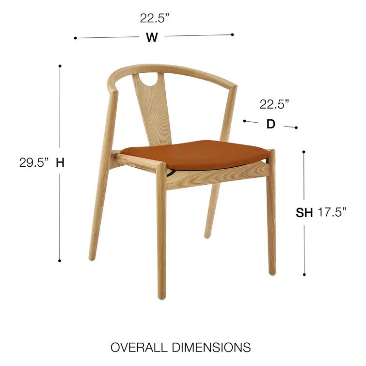 Ambra Vegan Leather Dining Chair