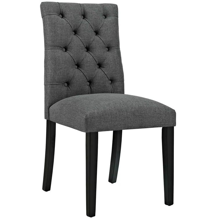 Modway Duchess Button Tufted Fabric Dining Chair