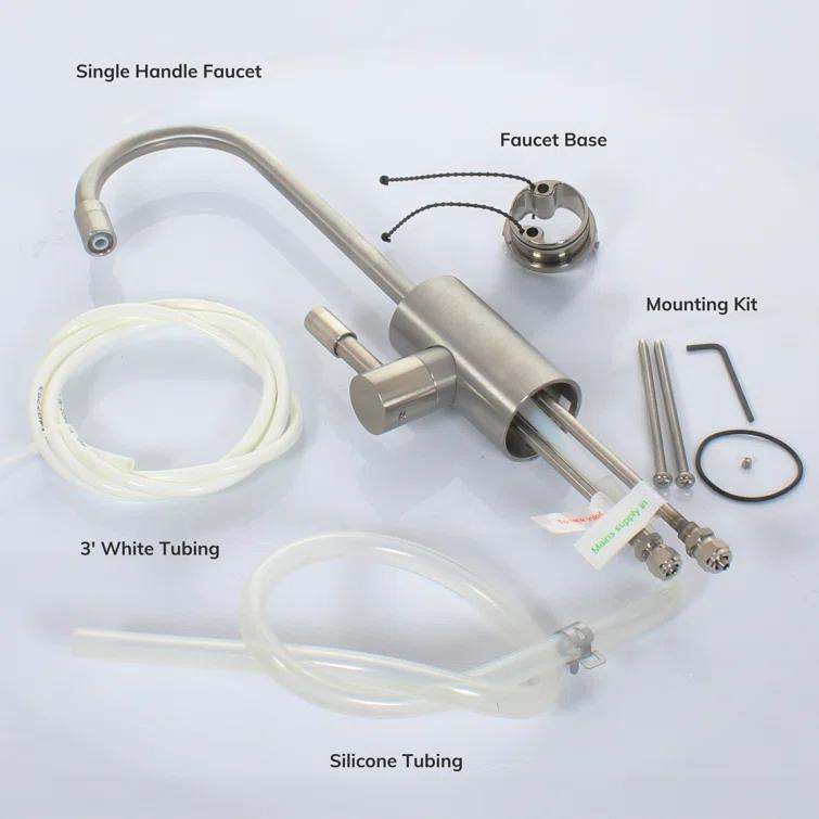 RH150 Instant Hot Water Dispenser System, Single-Handle Faucet with Under Sink Compact Tank