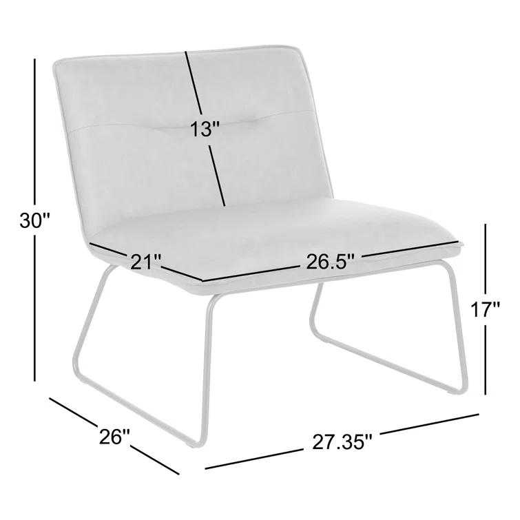 Eaton Faux Leather Accent Chair