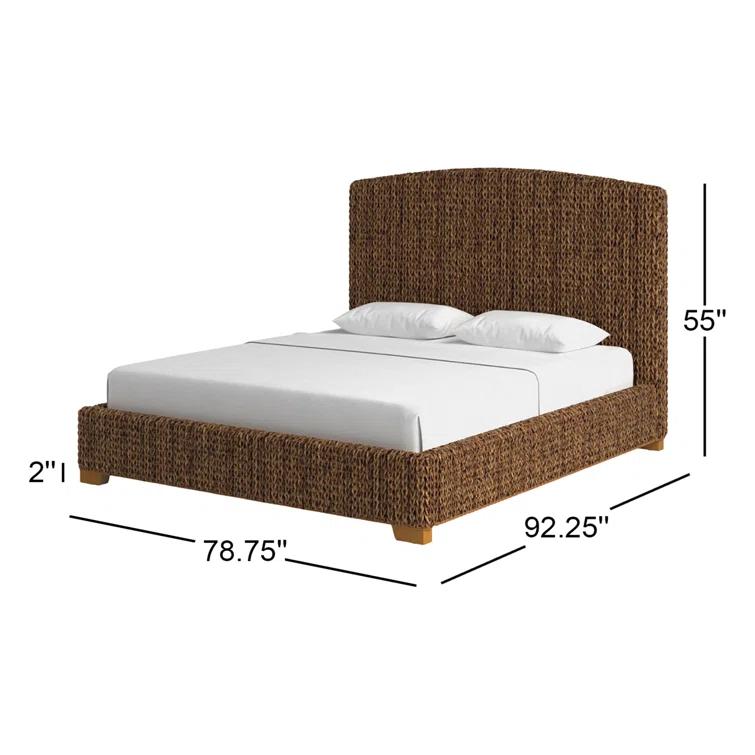 Arleen Rattan Bed