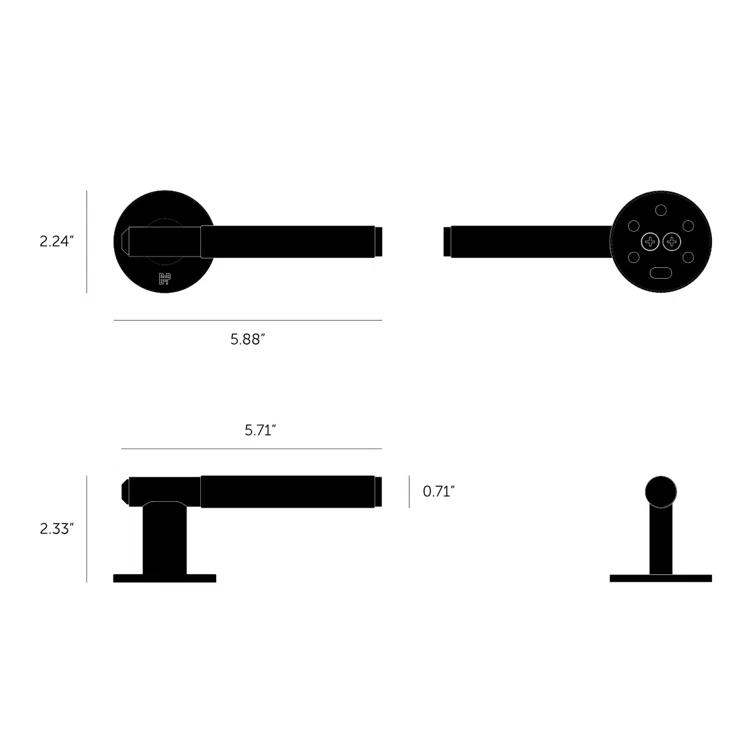 Buster + Punch NLH-051049 Single Dummy Door Lever