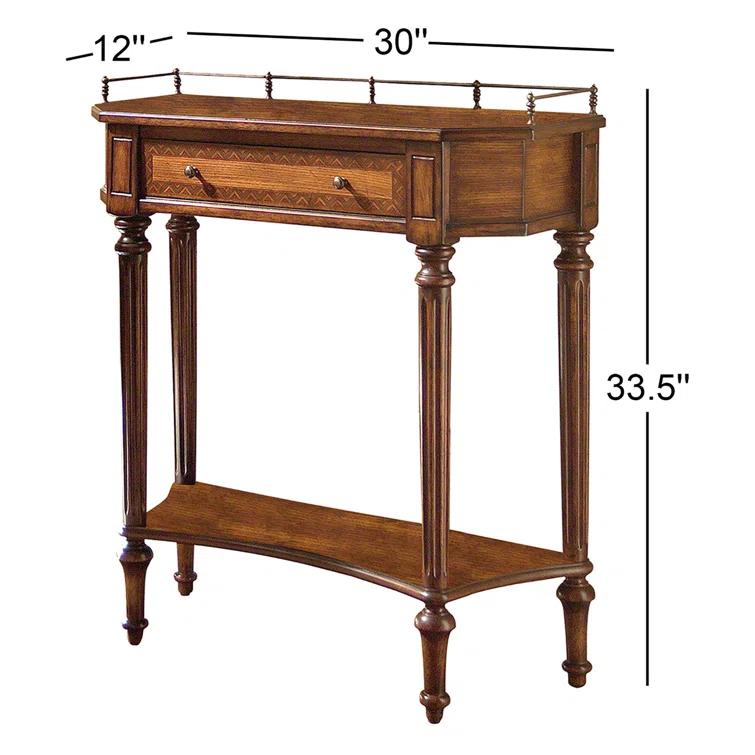 Butler Specialty Masterpiece Traditional Console Table In Umber