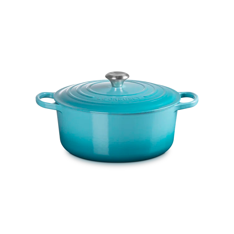 Le Creuset ® Signature 7.25-Qt. Caribbean Blue Enameled Cast Iron Dutch Oven
