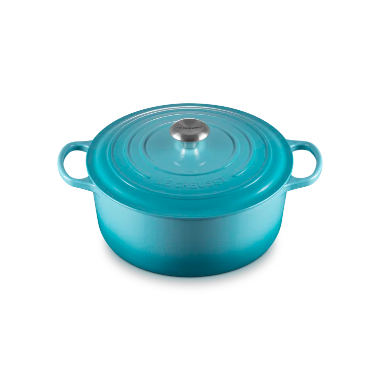 Le Creuset ® Signature 7.25-Qt. Caribbean Blue Enameled Cast Iron Dutch Oven