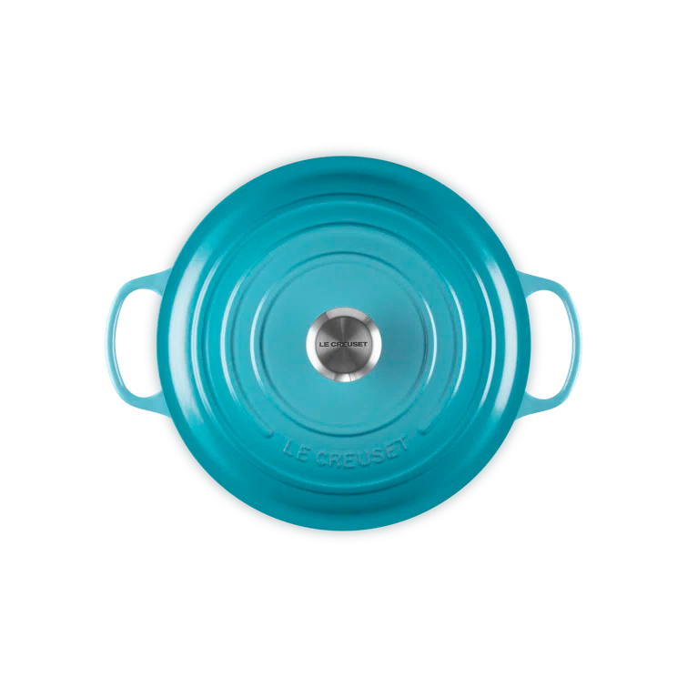 Le Creuset ® Signature 7.25-Qt. Caribbean Blue Enameled Cast Iron Dutch Oven