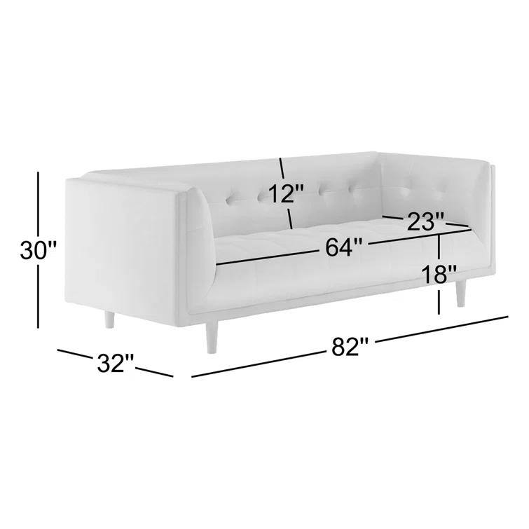George 82'' Upholstered Sofa