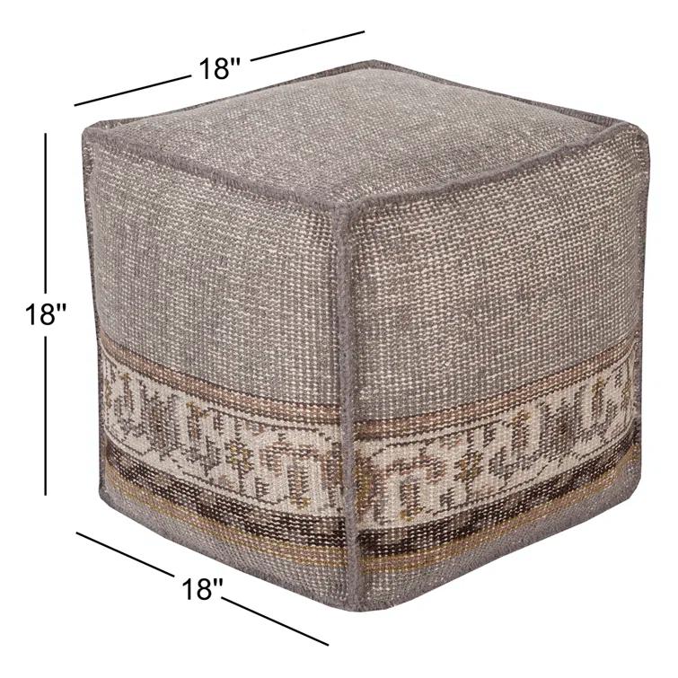 Surya Gina Pouf & Reviews | Perigold
