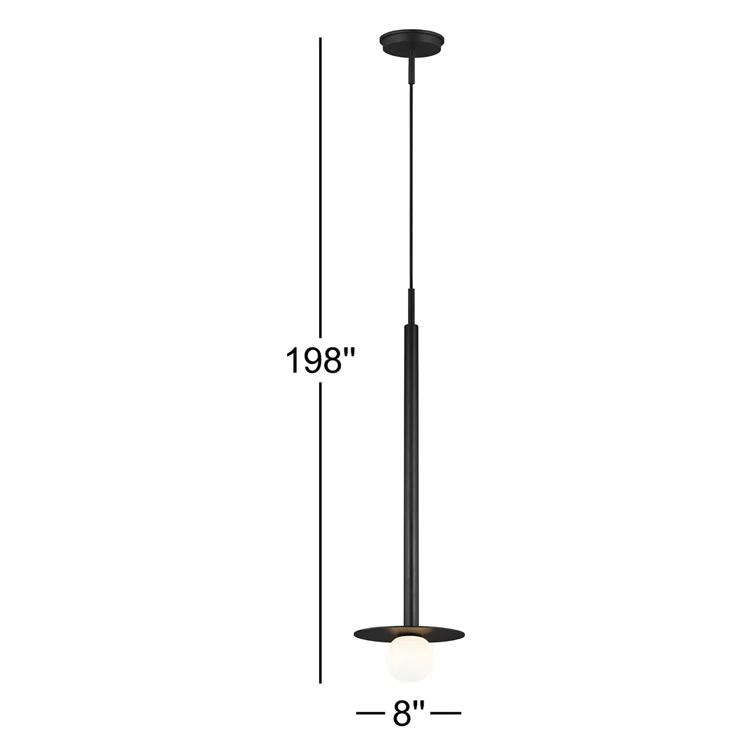 Nodes Pendant Light by Kelly Wearstler - Black / 30"H