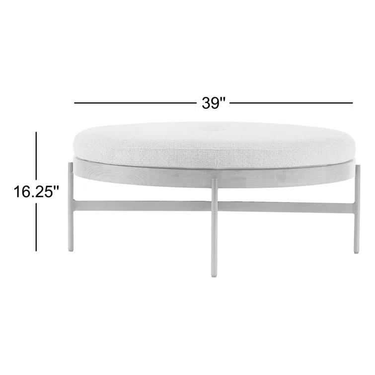 Emile Round Ottoman - Large