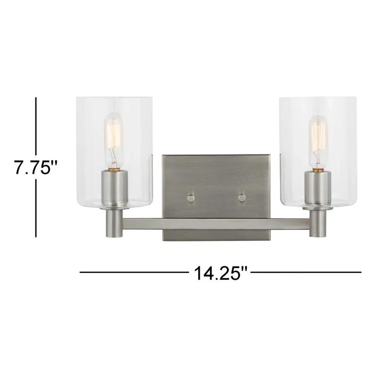 AllModern Haines 2-Light Dimmable Vanity Light & Reviews | AllModern
